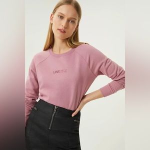 Rebecca Minkoff “Loveable” Crewneck Sweatshirt